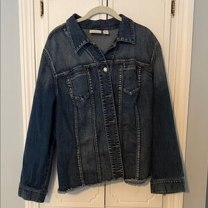 Chico's Dark Blue Denim Jacket